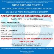 Avviso 2 - Corso GRATUITO Operatore Socio Assistenziale (OSA)